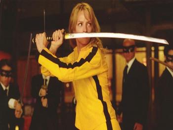 Uma Thurman als Racheengel in „Kill Bill“