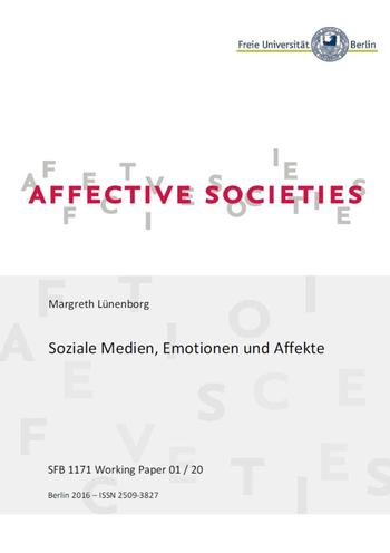 Soziale Medien, Emotionen und Affekte (Cover)
