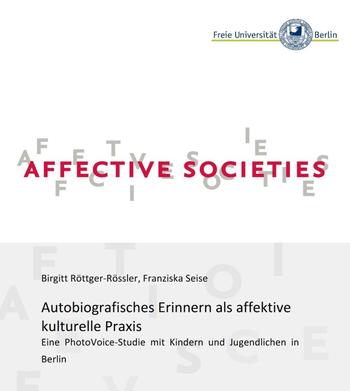 Autobiografisches Erinnern als affektive kulturelle Praxis (Cover)