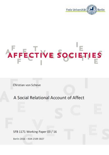 A Social Relational Account of Affect (Cover)