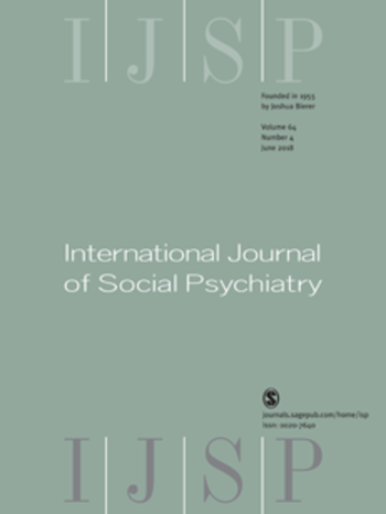 International Journal of Social Psychiatry 64(4) (Cover)