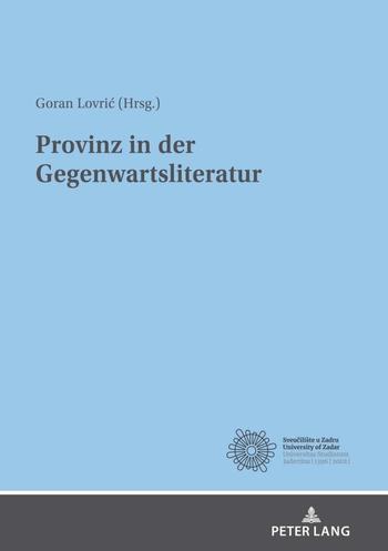 Provinz in der Gegenwartsliteratur (Cover)