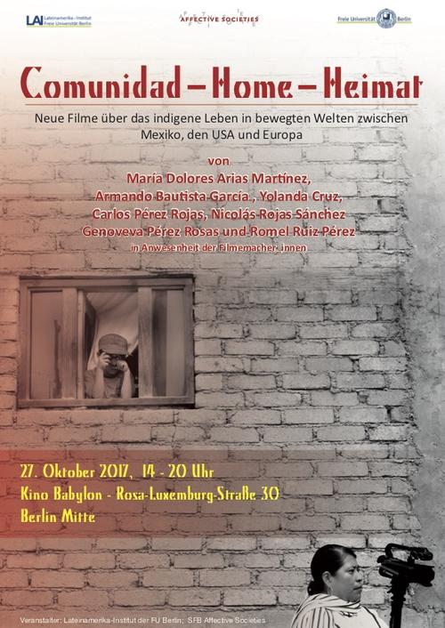Plakat der Filmreihe:Comunidad-Home-Heimat-