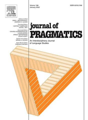 Journal of Pragmatics (Cover)