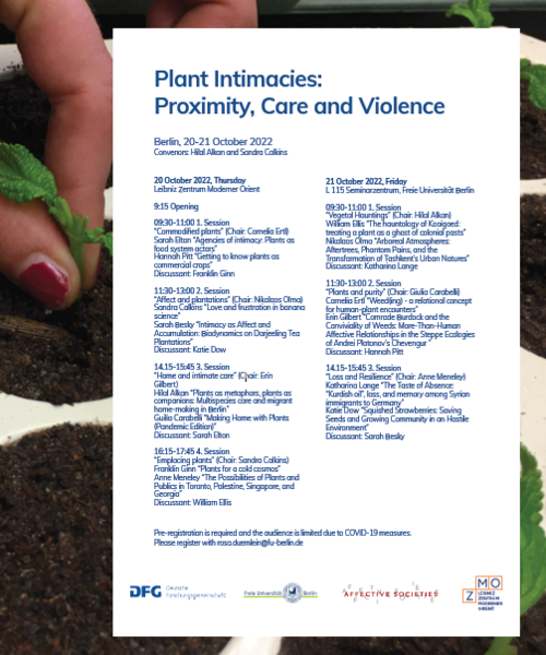Plant Intimacies Program