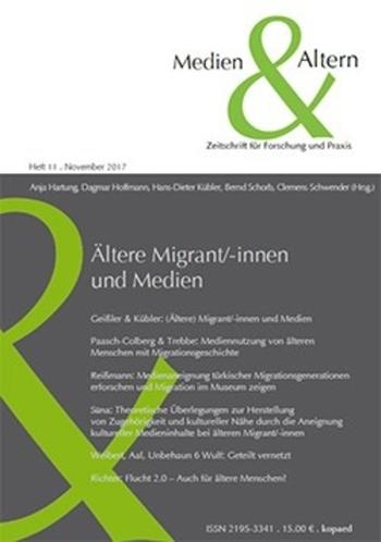 Medien & Altern - Zeitschrift für Forschung und Praxis (Cover)