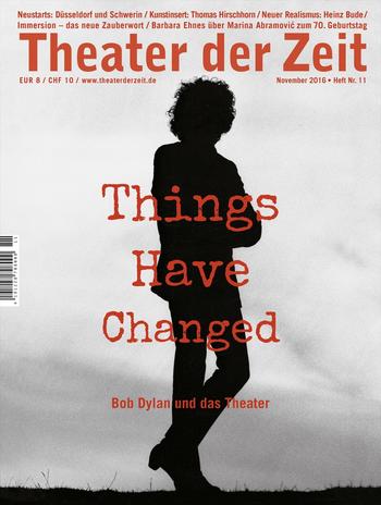 Theater der Zeit (Cover)