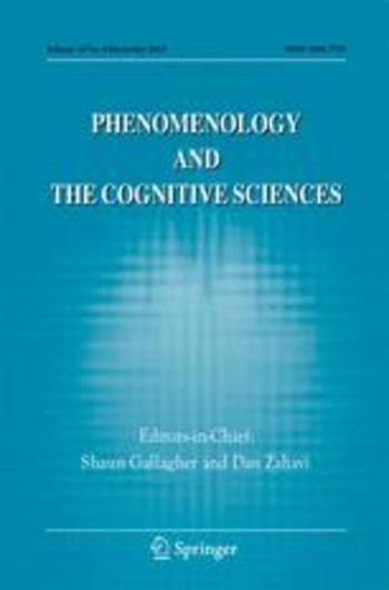 Phenomenology and the Cognitive Sciences (Cover)