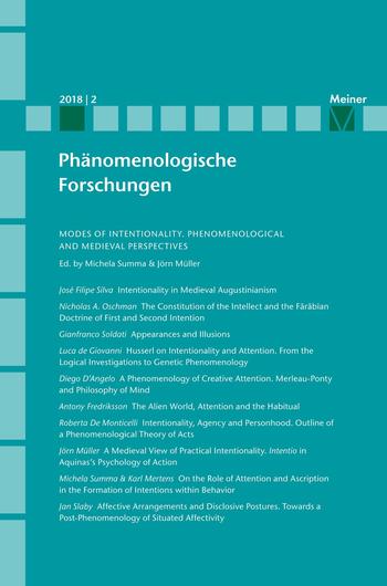 Phänomenologische Forschungen (Cover)