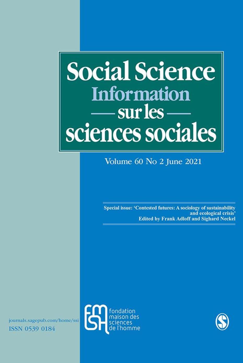 Social Science Information (Cover)
