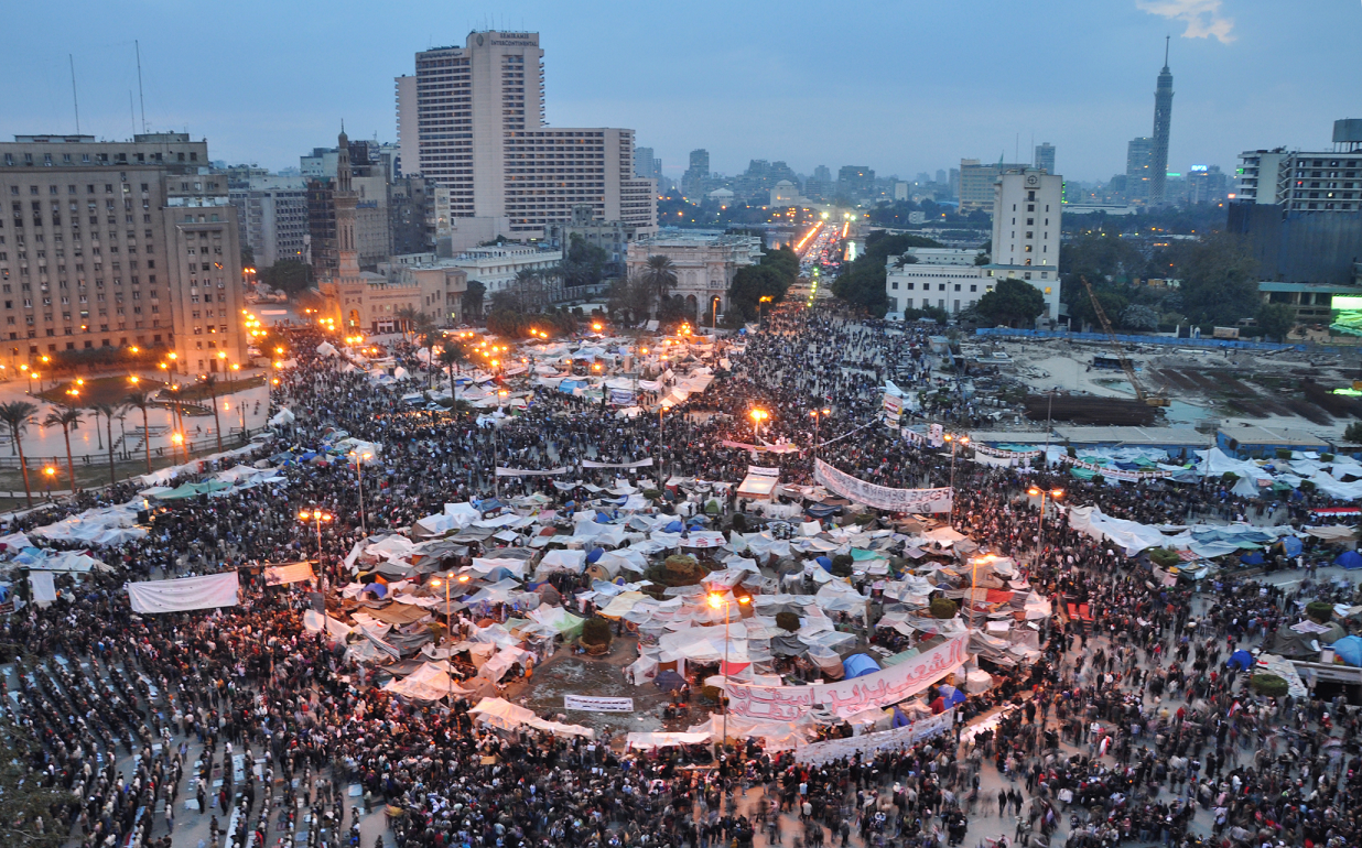 Tahrir Square on 9 February 2011