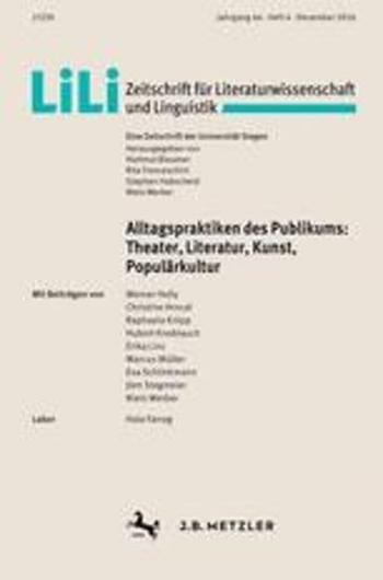 Zeitschrift für Literaturwissenschaft und Linguistik, Vol. 46(4) (Cover)