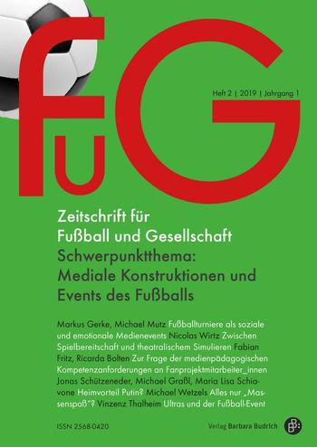 Zeitschrift für Fußball und Gesellschaft (Cover)
