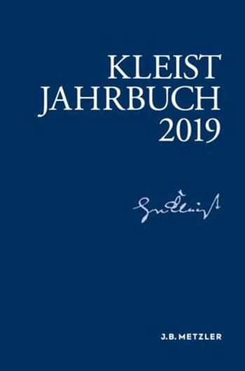Kleist-Jahrbuch 2019 (Cover)