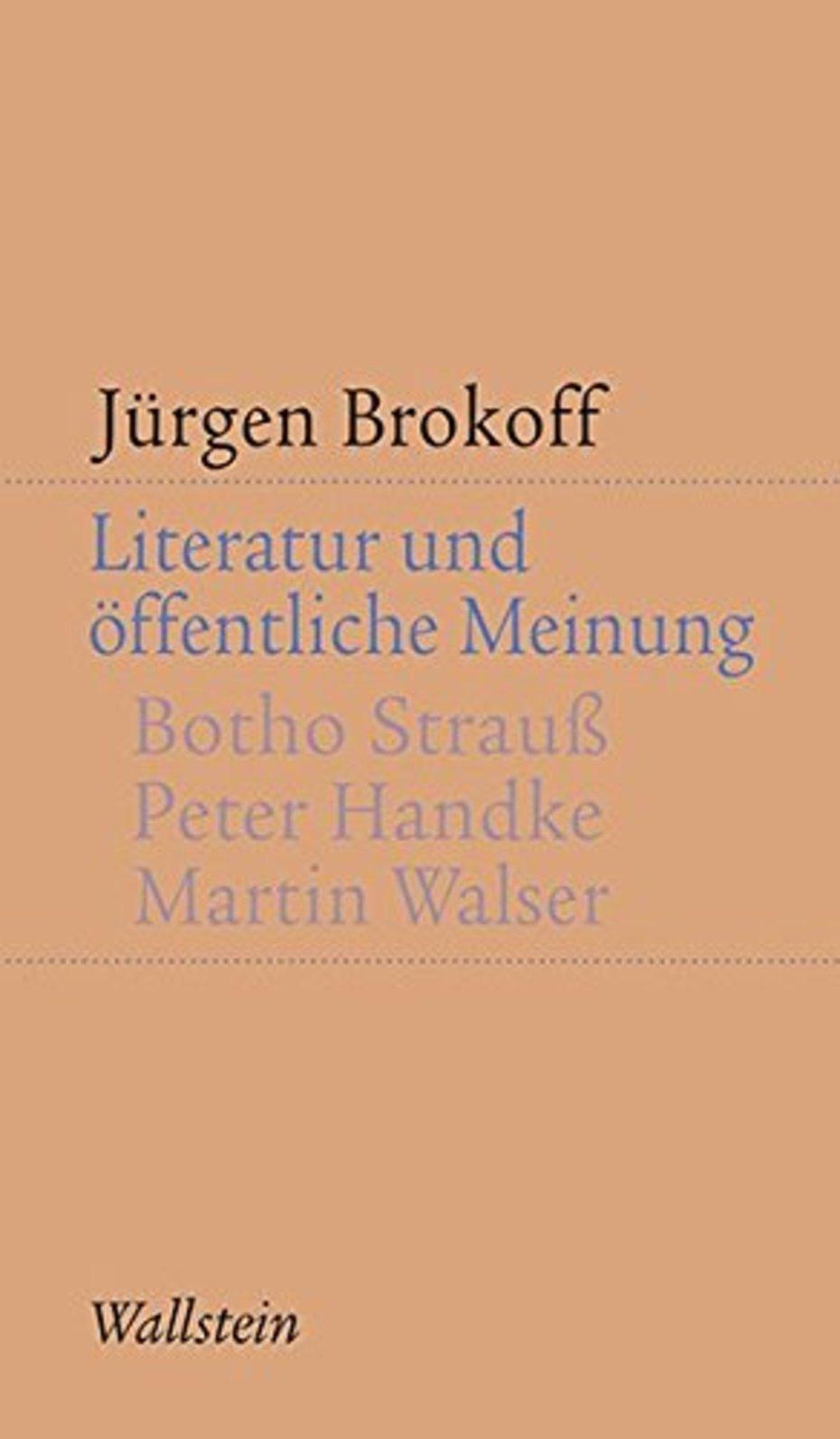 Literaturstreit und Bocksgesang (Cover)