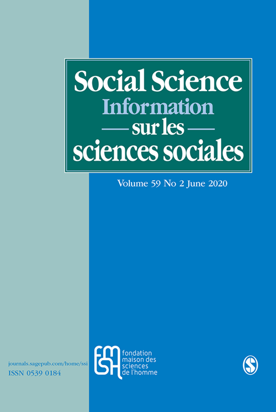 Social Science Information (Cover)