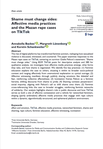 Shame must change sides