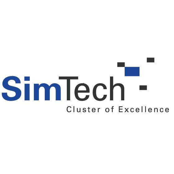 Logo des Exzellenzclusters "Daten-integrierte Simulationswissenschaft" (SimTech)